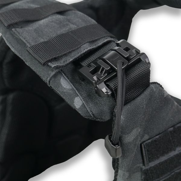 Бронежилет Militex Modular X-1 (Збільшена площа захисту) Black multicam 2045 фото