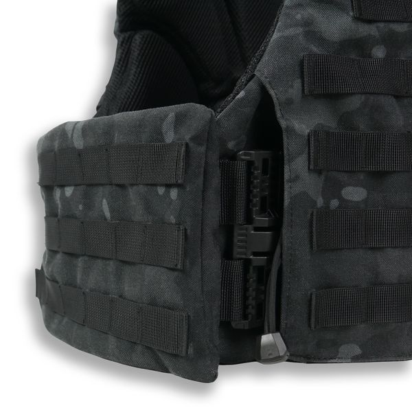 Бронежилет Militex Modular X-1 (Збільшена площа захисту) Black multicam 2045 фото