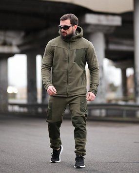 Флисовый спортивный тактический костюм TARANTUL oliva ТР6553 94765 фото