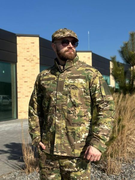 Військовий Статутний Комплект Мультикам 2 в 1 Кітель та Штани +Убакс Military MTP розмір 46 02798-46 фото