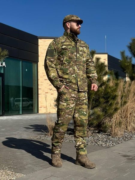 Військовий Статутний Комплект Мультикам 2 в 1 Кітель та Штани +Убакс Military MTP розмір 46 02798-46 фото
