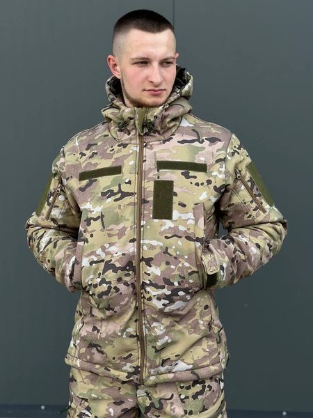Куртка мультикам MILITARY зима размер S 00210-S фото