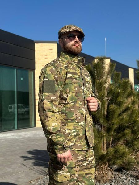 Військовий Статутний Комплект Мультикам 2 в 1 Кітель та Штани +Убакс Military MTP розмір 46 02798-46 фото