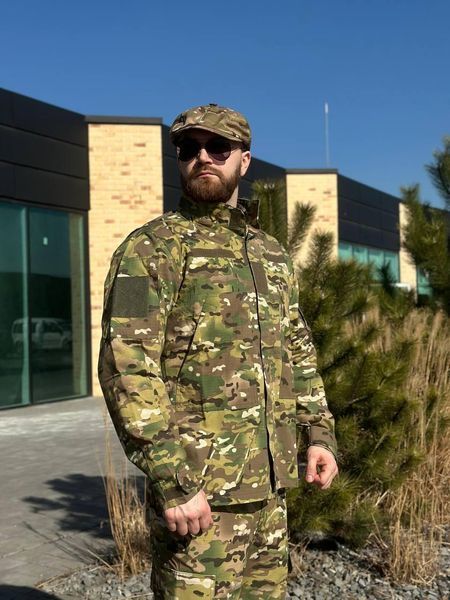 Військовий Статутний Комплект Мультикам 2 в 1 Кітель та Штани +Убакс Military MTP розмір 46 02798-46 фото