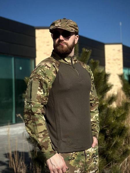 Військовий Статутний Комплект Мультикам 2 в 1 Кітель та Штани +Убакс Military MTP розмір 46 02798-46 фото