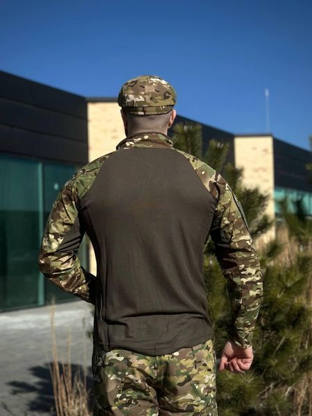 Військовий Статутний Комплект Мультикам 2 в 1 Кітель та Штани +Убакс Military MTP розмір 46 02798-46 фото