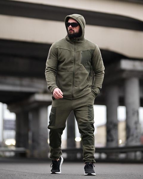 Флисовый спортивный тактический костюм TARANTUL oliva ТР6553 94765 фото