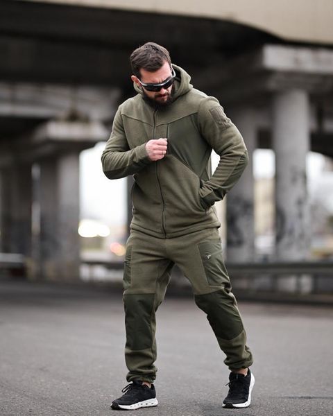 Флисовый спортивный тактический костюм TARANTUL oliva ТР6553 94765 фото