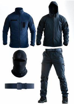 Тактичний костюм Softshell 5в1 LUNAR синій ДСНС ТР6409 розмір S 94607 фото