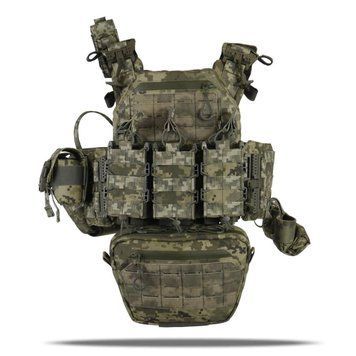 Плитоноска швидкоскидна KIBORG GEN II +8 підсумків піксель ЗСУ 45008 фото
