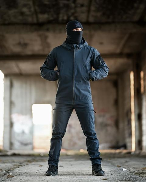 Тактичний костюм Softshell 5в1 LUNAR синій ДСНС ТР6409 розмір S 94607 фото