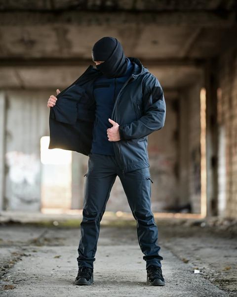 Тактичний костюм Softshell 5в1 LUNAR синій ДСНС ТР6409 розмір S 94607 фото