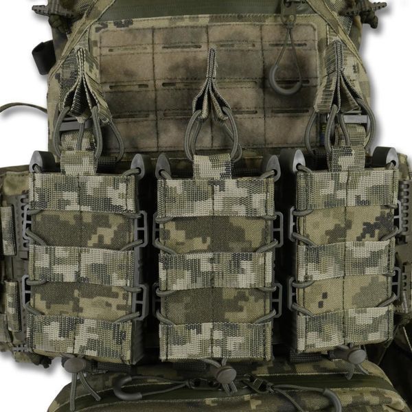 Плитоноска быстросвалочная KIBORG GEN II +8 подсумков пиксель ЗСУ 45008 фото