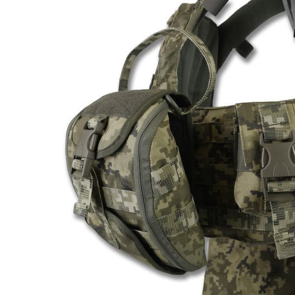 Плитоноска быстросвалочная KIBORG GEN II +8 подсумков пиксель ЗСУ 45008 фото