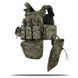 Плитоноска быстросвалочная KIBORG GEN II +8 подсумков пиксель ЗСУ 45008 фото 5