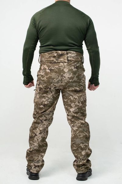 Утеплені Військові штани Soft Shell Military піксель розмір S 02612-S фото