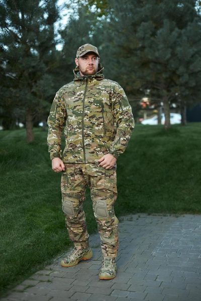 Куртка Soft Shell Y-Tactical мультикам розмір М S-85190 фото