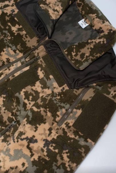 Флісова кофта Піксель з Оливковими вставками 3D сітка mm14 Military розмір S 02442-S фото