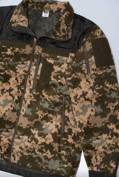 Флісова кофта Піксель з Оливковими вставками 3D сітка mm14 Military розмір S 02442-S фото
