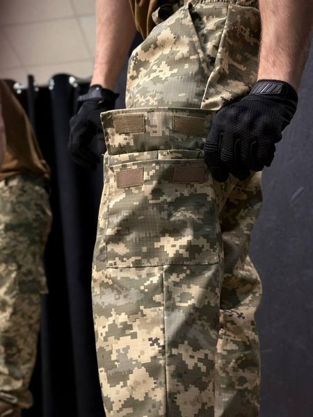 Штани Джогери РіпСтоп На Резинці Піксель Tactical мм14 розмір 46 01020-46 фото