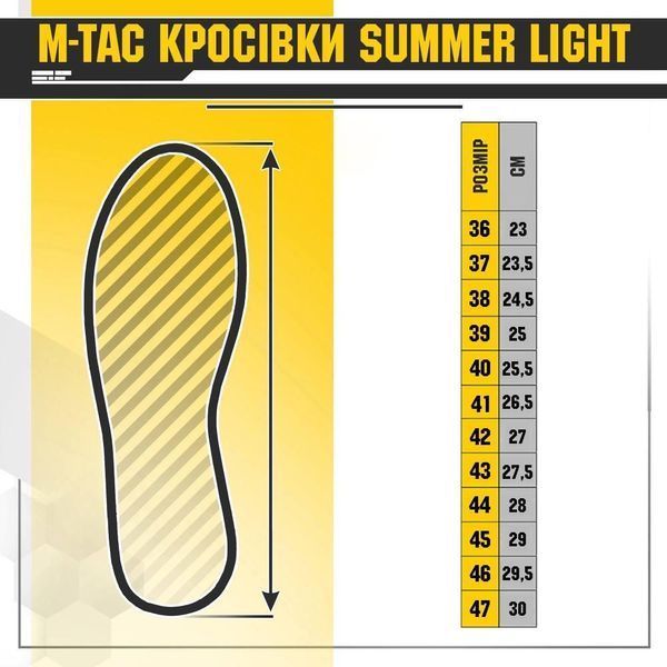 M-TAC КРОССОВКИ SUMMER LIGHT койот розмір 36 01180-36 фото