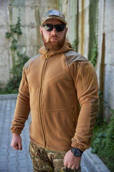 Кофта флисовая Shark Skin Military Coyote (койот) размер S 440088 фото