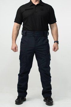 Утеплені Військові штани Soft Shell Military сині розмір S 02610-S фото