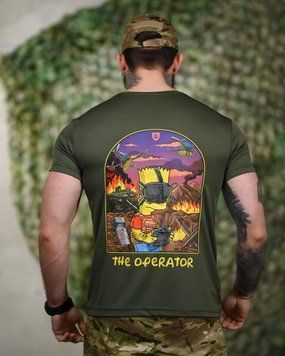 Тактична футболка SELION The operator oliva ТР6220 розмір M 96011 фото