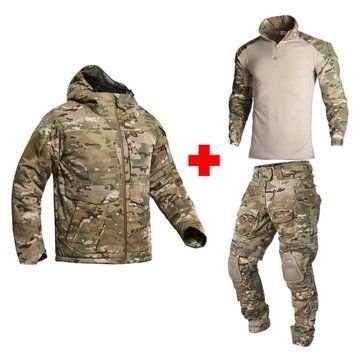 Комплект форми IDOGEAR G3 мультикам куртка та штани та убакс G2 розмір S 01546-S фото