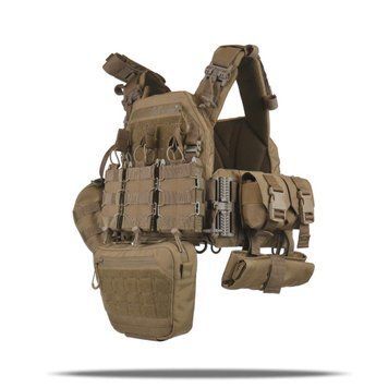 Плитоноска швидкоскидна KIBORG GEN II +8 підсумків койот 66001 фото