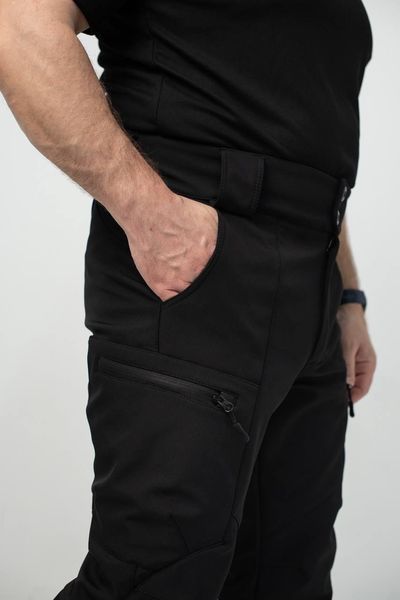 Военный комплект формы Soft Shell Military Black размер S 02596-S фото