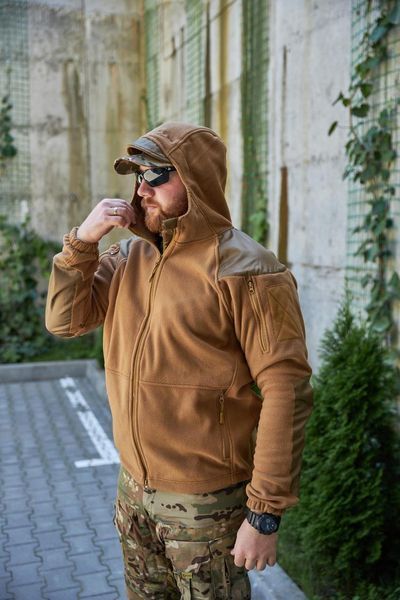 Кофта флисовая Shark Skin Military Coyote (койот) размер S 440088 фото