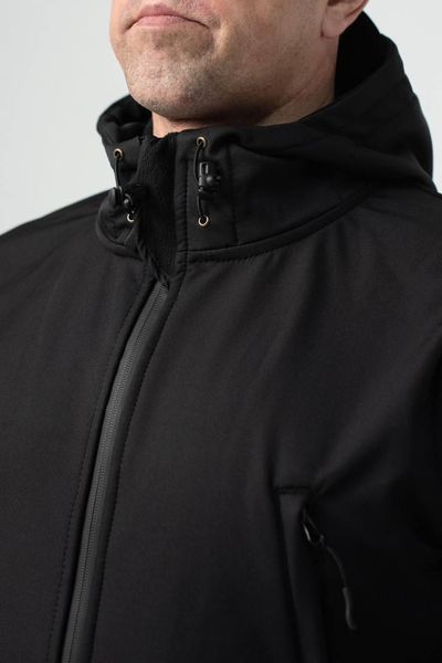 Военный комплект формы Soft Shell Military Black размер S 02596-S фото