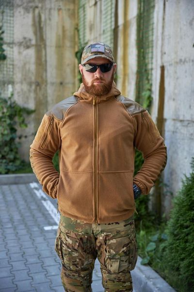 Кофта флисовая Shark Skin Military Coyote (койот) размер S 440088 фото