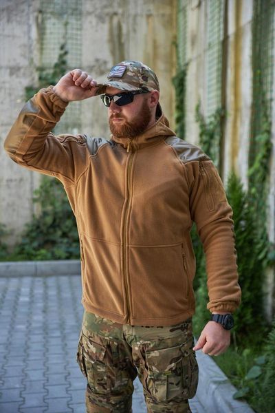 Кофта флисовая Shark Skin Military Coyote (койот) размер S 440088 фото