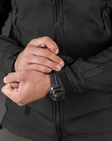 Демісезонна тактична куртка Soft Shell Silver Knight Windstoper black ОР1232 размер S 19483 фото