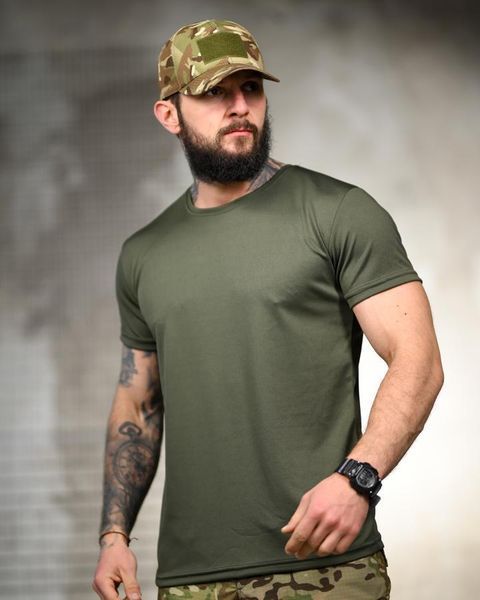 Тактична футболка SELION Odin olive TR6772 розмір M 95286 фото