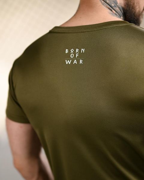 Тактична футболка BORN OF WAR Молодість олива ВТ4720 розмір S 96185 фото