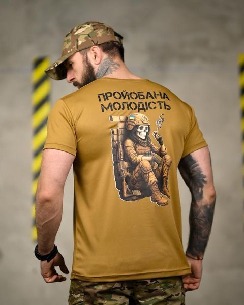 Тактична футболка SELION Молодість кайот ТР6846 розмір M 95490 фото
