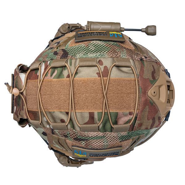 Шолом тактичний койот Fast Helmet NIJ IIIA + Навушники Walkers Razor Slim з чебурашкою +&nbsp;ліхтарик + кавер розмір S Fast21 фото