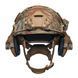 Шолом тактичний койот Fast Helmet NIJ IIIA + Навушники Walkers Razor Slim з чебурашкою +&nbsp;ліхтарик + кавер розмір S Fast21 фото 7