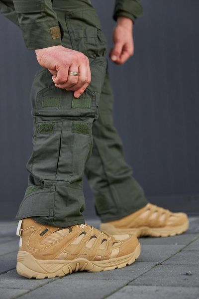 Тактичні штани з наколінниками+ FLEX вставки, олива розмір S 97971 фото
