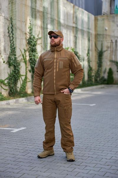 Кофта флісова "KIBORG" Military GEN I койот розмір S 503392 фото