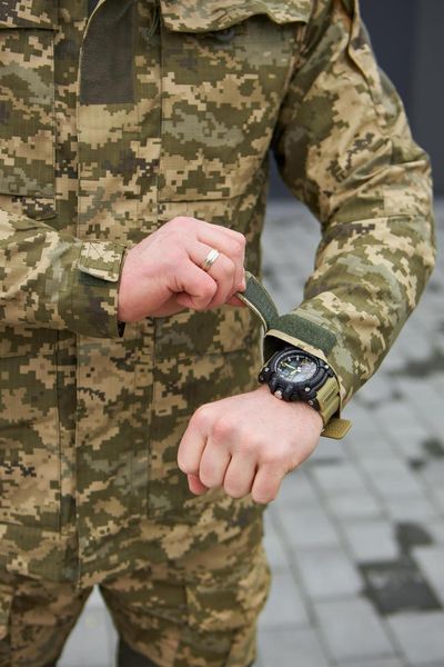Парка демісезонна піксель ЗСУ ріп-стоп Military розмір S 905082 фото