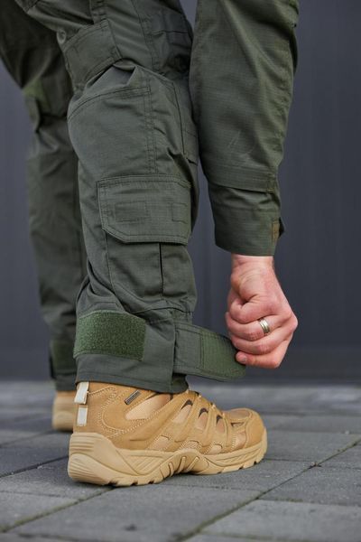 Тактичні штани з наколінниками+ FLEX вставки, олива розмір S 97971 фото