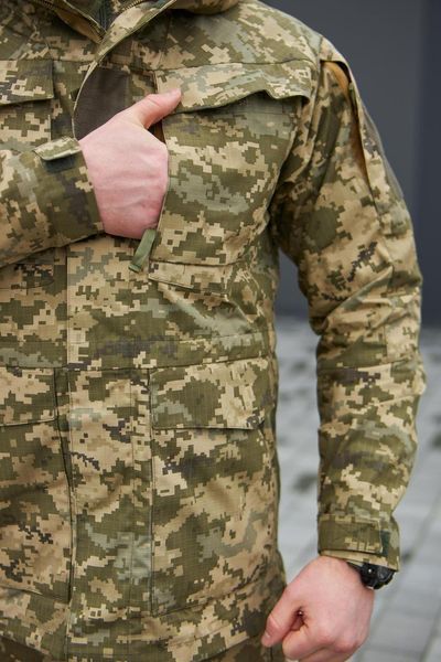 Парка демісезонна піксель ЗСУ ріп-стоп Military розмір S 905082 фото