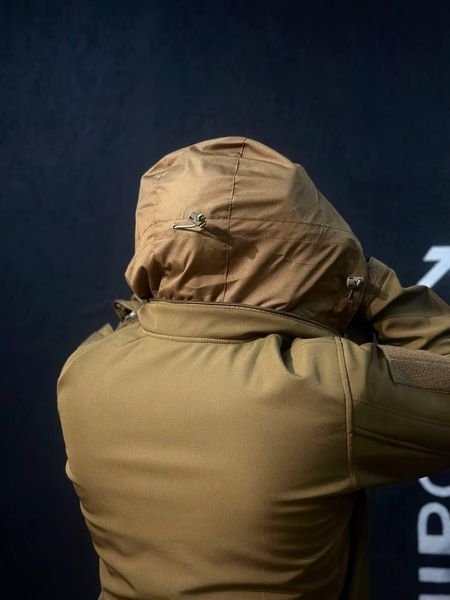 Тактична Куркта койот Soft Shell Patriot 2.0 Coyote Прихований Капюшон розмір 46 03024-46 фото
