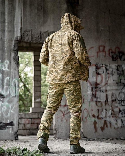 Форма піксель 3в1, костюм зсу піксель, форма зсу піксель, військова форма 3в1 піксель, убакс куртка штани піксель, форма піксель розмір S 93315 фото