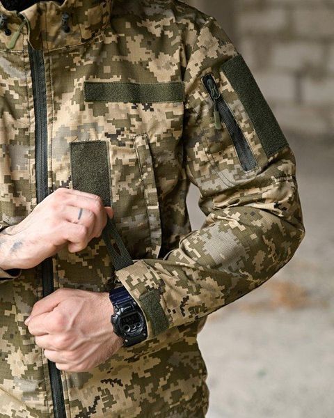Форма піксель 3в1, костюм зсу піксель, форма зсу піксель, військова форма 3в1 піксель, убакс куртка штани піксель, форма піксель розмір S 93315 фото