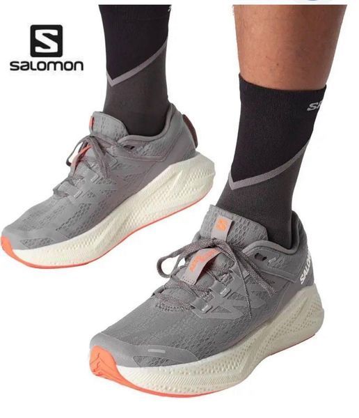 Кроссовки Salomon Outdoor AERO GLIDE 3 Alloy/Vanilla Ice/New Flame розмір UK6,5 03947-UK6.5 фото